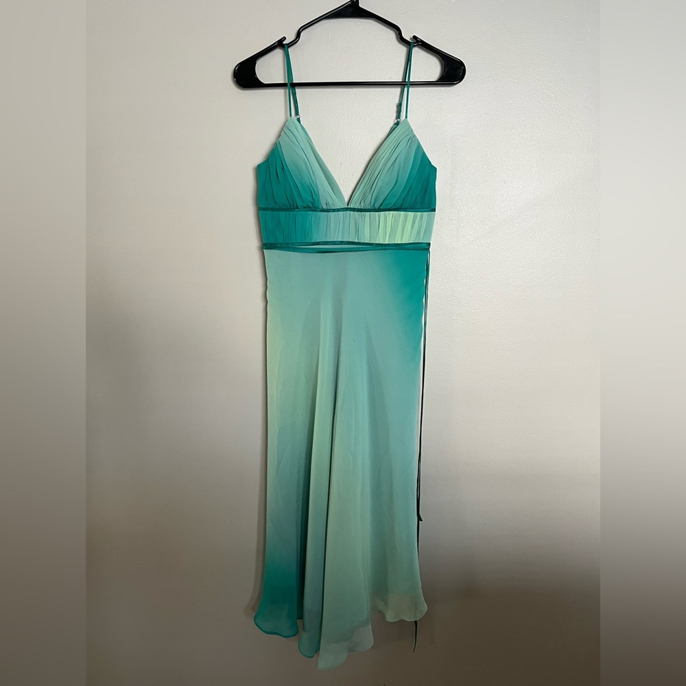 Vintage BCBG Paris 100% Silk Ombré Dress